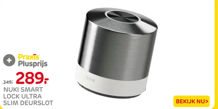 Aanbieding: Nuki smart lock ultra slim deurslot