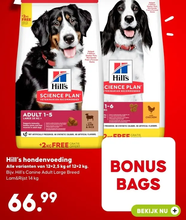 Aanbieding: Hill's hondenvoeding