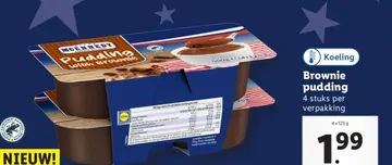 Aanbieding: Brownie pudding