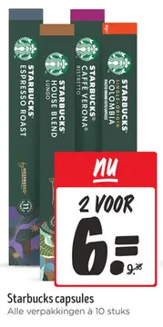 Aanbieding: Starbucks capsules