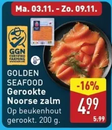 Aanbieding: Gerookte Noorse zalm