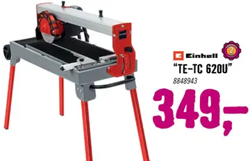 Aanbieding: EINHELL Radiaal tegelsnijmachine TE-TC 620 U