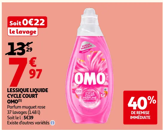 Offre: Lessique liquide cycle court