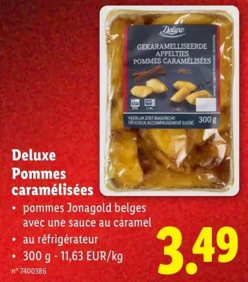 Offre: Deluxe Pommes caramélisées
