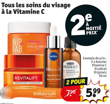 Offre: Tous les soins du visage à la Vitamine C