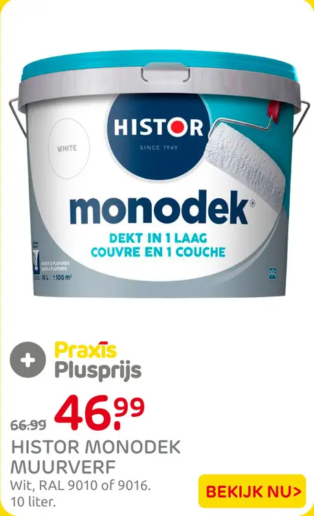 Aanbieding: Monodek Muurverf