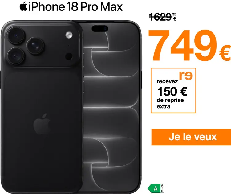 Offre: iPhone 18 Pro Max