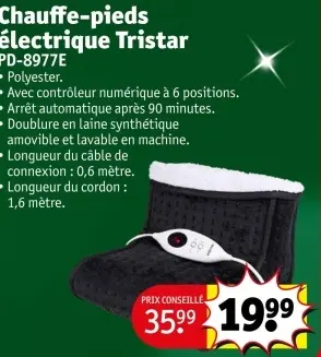 Offre: Chauffe-pieds électrique