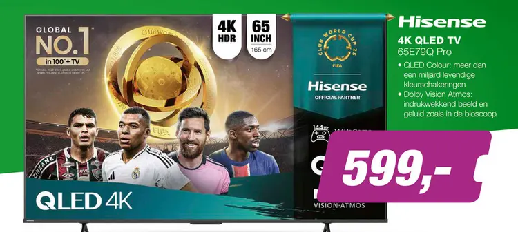 Aanbieding: Hisense 65E79Q PRO TV (2025)
