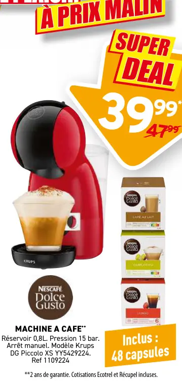 Offre: Machine a cafe
