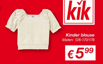 Aanbieding: Kinder blouse
