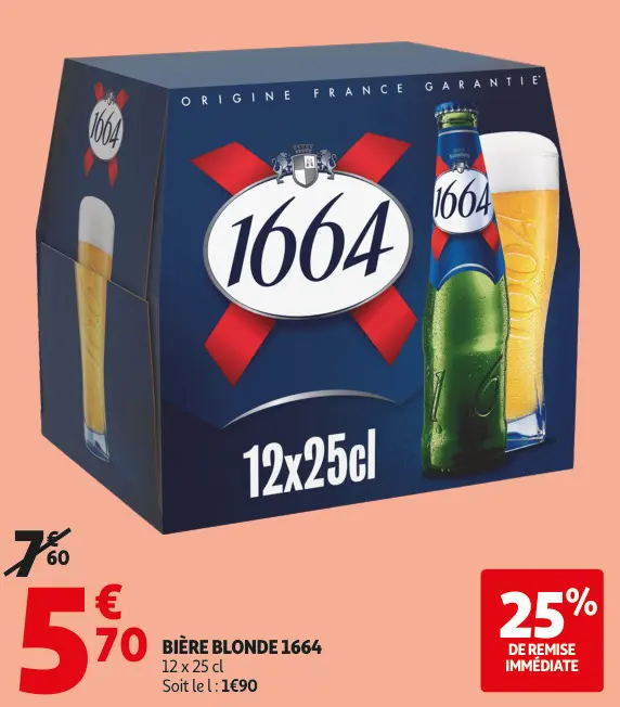Offre: Bière blonde