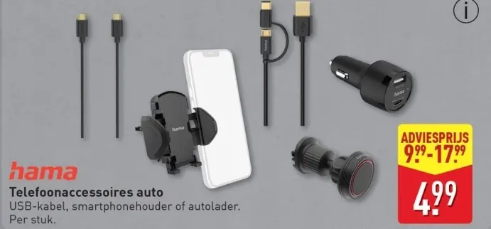 Aanbieding: Telefoonaccessoires auto