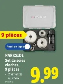 Offre: Set de scies cloches