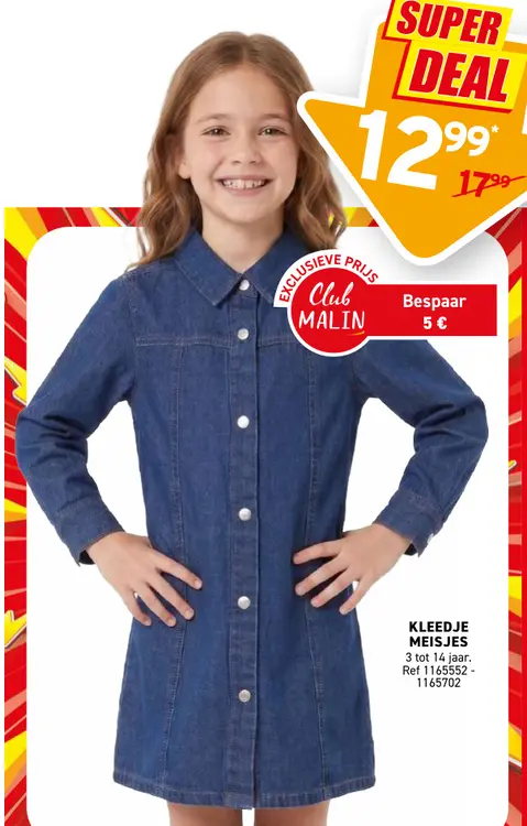 Promotie: Kleedje meisjes