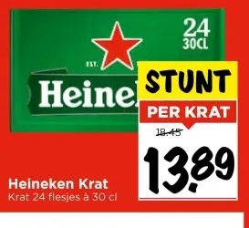 Aanbieding: Heineken Krat