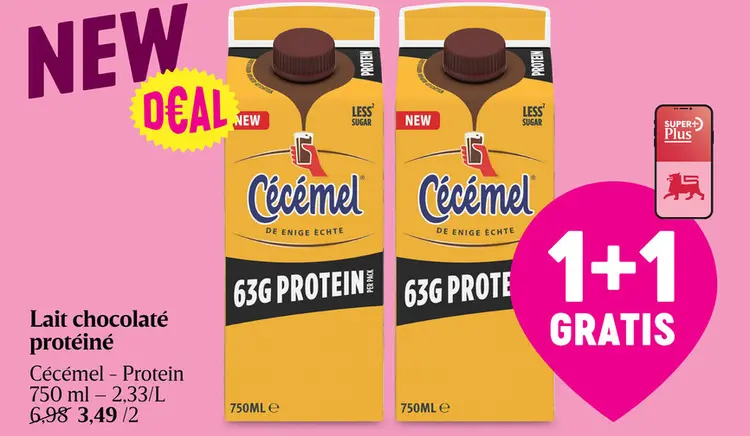 Offre: Lait chocolaté protéiné