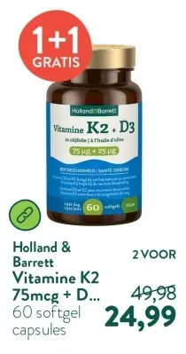 Aanbieding: Vitamine K2 + D3