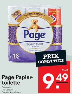 Offre: Page Papier-toilette