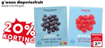 Aanbieding: g'woon diepvriesfruit