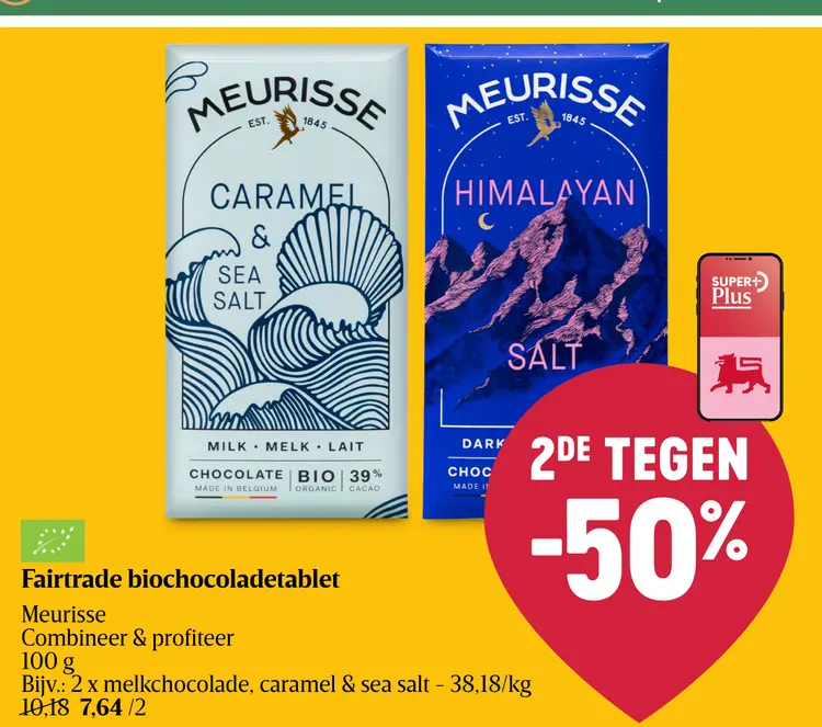 Promotie: Fairtrade biochocoladetablet