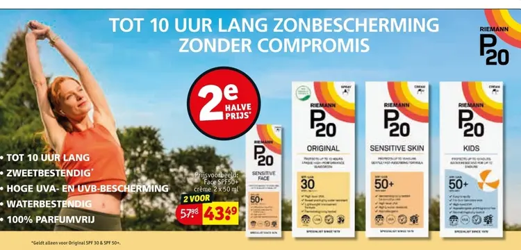Aanbieding: Face SPF50+ crème