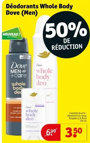 Offre: Déodorants Whole Body