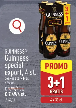 Promotie: Guinness special export