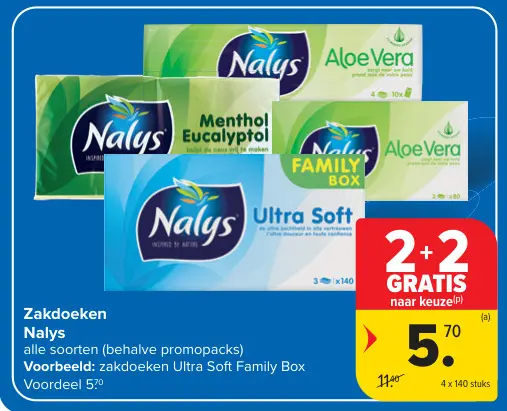 Promotie: Zakdoeken
