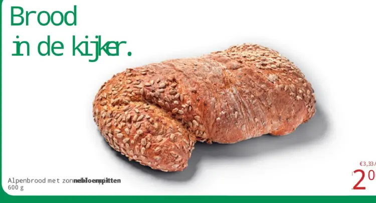 Aanbieding: Alpenbrood met zonnebloempitten