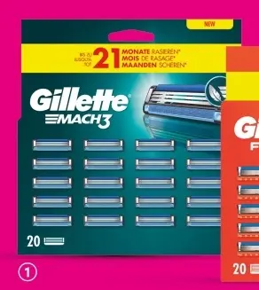 Aanbieding: Mach3 20 navulmesjes