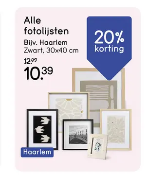 Aanbieding: Alle fotolijsten