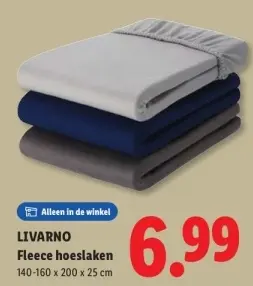 Aanbieding: Fleece hoeslaken