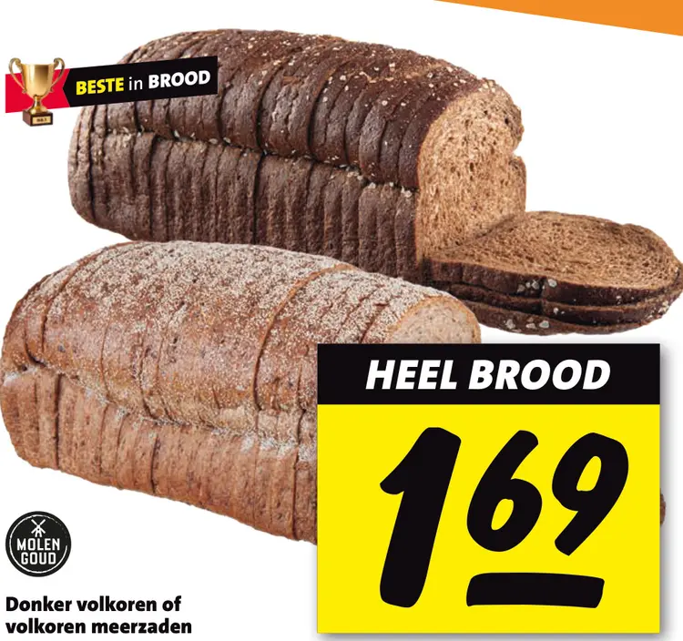 Aanbieding: Donker volkoren of volkoren meerzaden