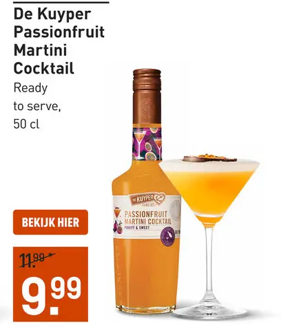 Aanbieding: Passionfruit Martini Cocktail