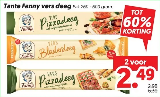 Aanbieding: Vers deeg