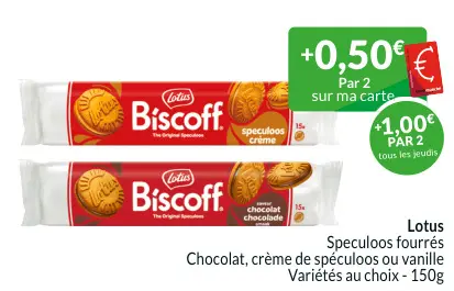 Offre: Speculoos fourrés