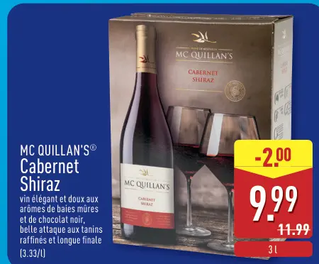 Offre: Cabernet Shiraz