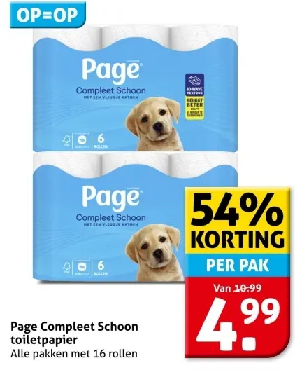 Aanbieding: Compleet Schoon toiletpapier
