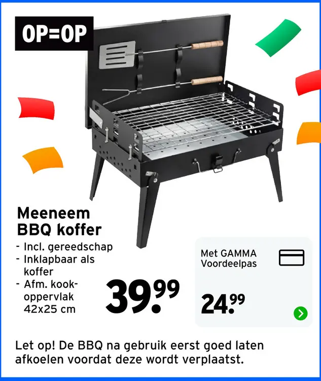 Aanbieding: Meeneem BBQ koffer