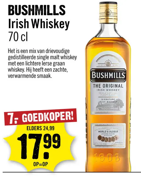 Aanbieding: Irish Whiskey