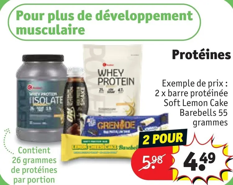 Offre: Protéines