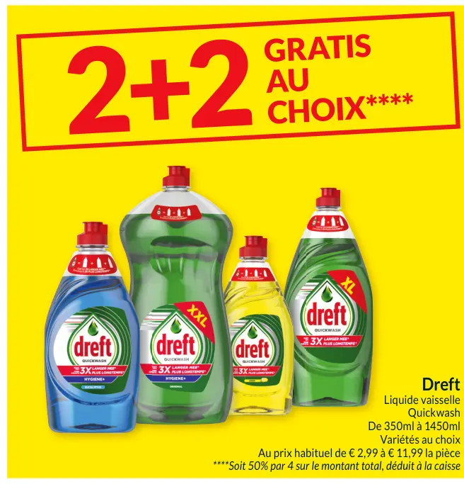Offre: Liquide vaisselle Quickwash