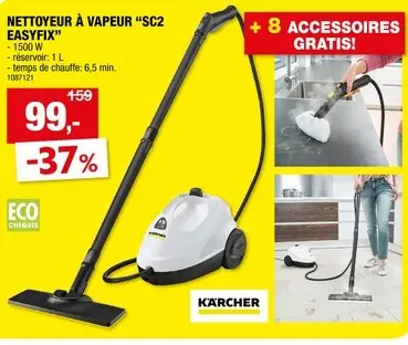 Offre: Kà¤rcher SC2 EasyFix nettoyeur vapeur