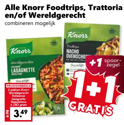 Aanbieding: Knorr Foodtrips, Trattoria en/of Wereldgerecht