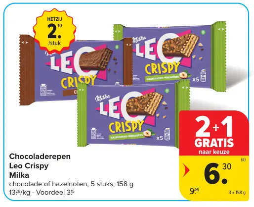 Promotie: Chocolade of hazelnoten