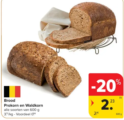 Promotie: Brood Prokorn en Waldkorn