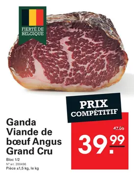 Offre: Ganda Viande de bœuf Angus Grand Cru