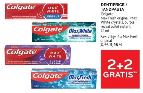 Offre: Dentifrice