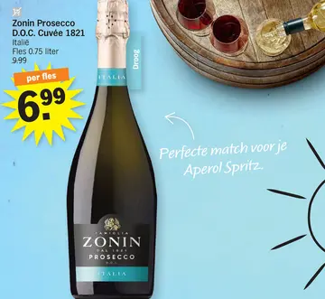 Aanbieding: Zonin Prosecco D.O.C. Cuvée 1821